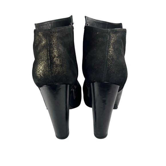 Stuart Weitzman Leather peep-toe ankle boots - Picture 3 of 10